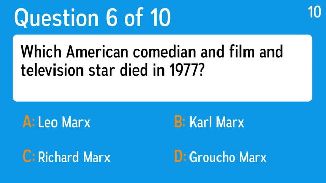 History Quiz - Only historians can score a 5 or better смотреть онлайн