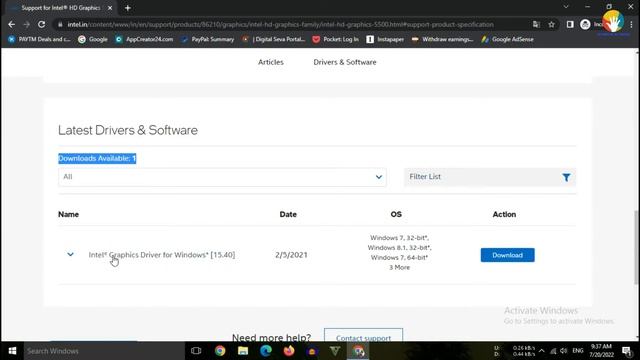 How To Download Intel HD Graphics 5500 Driver For Laptop & Desktop || Intel HD Graphics 5500 ||
