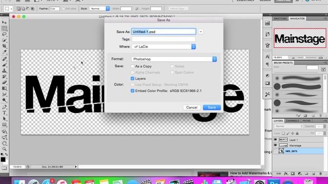 How To Make Transparent PNG Text in Photoshop смотреть онлайн