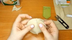 Кукла из фетра своими руками. Руки и ноги гнутся. Всё делаю на глаз. #1