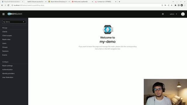 Keycloak with docker compose and configuration export/import. (Demo part 1/3) смотреть онлайн