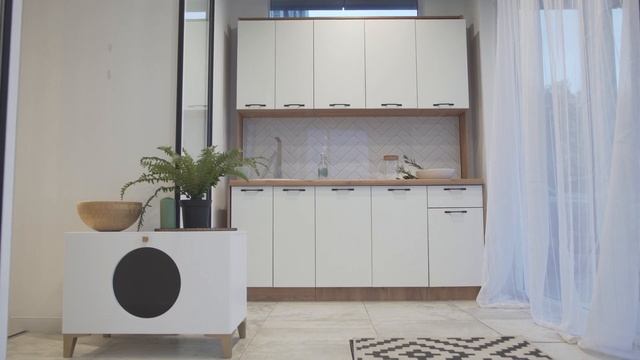 Обзор кухни Хелмер 1,8 метра, цвет Белое дерево, Сурская Мебель, Специальное предложение смотреть онлайн