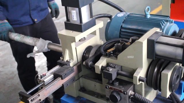 Станок для снятия фаски с концов круглых труб с одной головкой смотреть онлайн