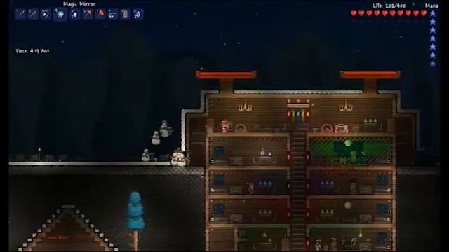 Terraria 1.1: Frost Legion смотреть онлайн