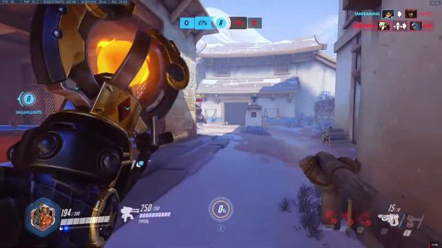 Overwatch, 13 рейтинговый сезон, калибровка с нуля, последние 3 игры. смотреть онлайн