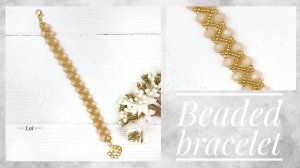 #МК - Браслет из бусин 6мм и чешского бисера | #Tutorial - Bracelet madeof 6mm beads and czech beads