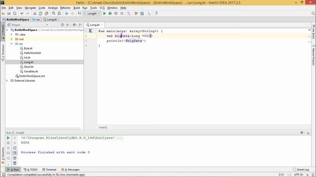 Kotlin - Long Data Type смотреть онлайн