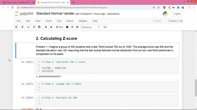 Z-score and Z-tables смотреть онлайн