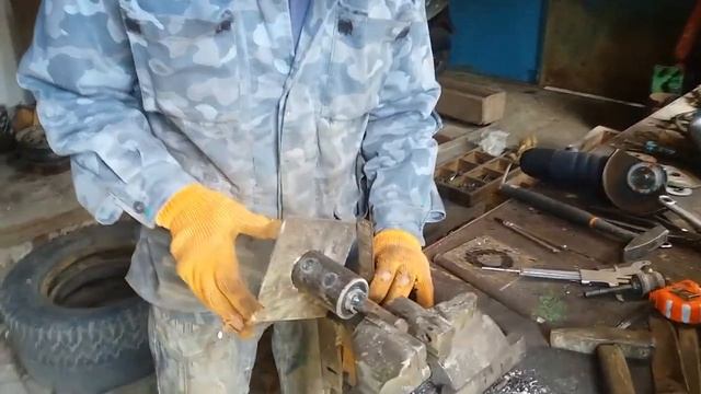 ступицы для прицепа мотоблока из водопроводной трубы, часть 2 смотреть онлайн