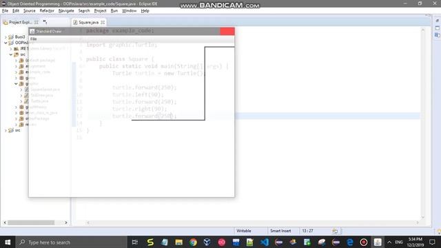 Turtle Graphic In Java смотреть онлайн