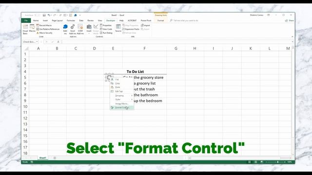 How-To: Create an Interactive Checklist in Excel смотреть онлайн