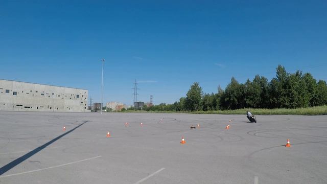 Gymkhana GP 2018 stage3 / Skvortsov VFR800 / heat 1 смотреть онлайн