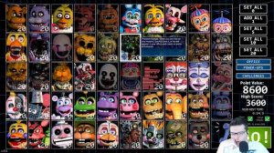 FNAF 7 Ultimate Custom Night 50/20 ! Pay Attention Идем На Мировой Рекорд!