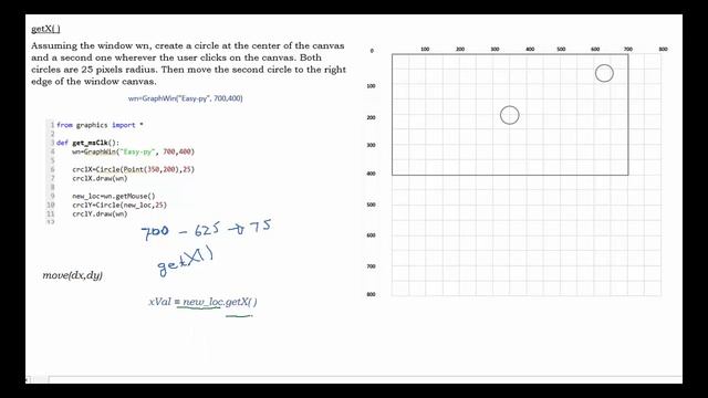 Python - getX( ) method смотреть онлайн