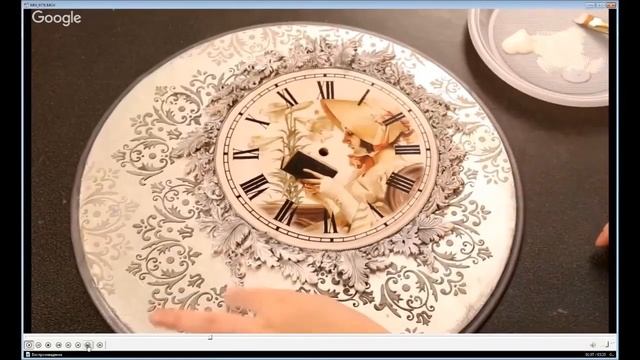 Винтажное окрашивание объёмной рамки. Университет Декупажа. Наталья Родина смотреть онлайн