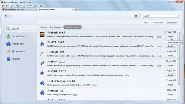 How to download and install Firefox plugins firebug firepath? [onlineseleniumtraining.com] смотреть онлайн