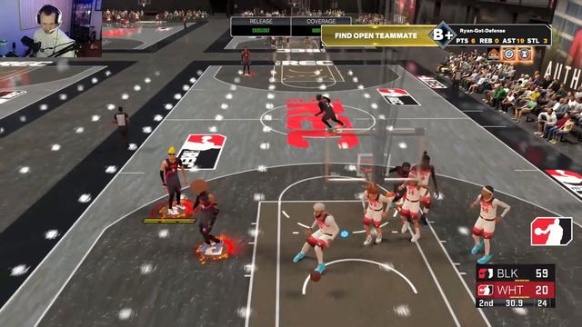 I got 50+ ASSISTS IN REC! 99 Pass accuracy NBA2K23 Current Gen! смотреть онлайн