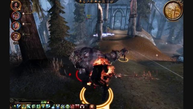 Dragon Age Origins: Awakening Ogre Takedown PC HD смотреть онлайн