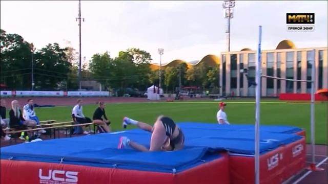 Попытка Карины Демидик на 1.91 в рамках "Дня прыжков в высоту" смотреть онлайн
