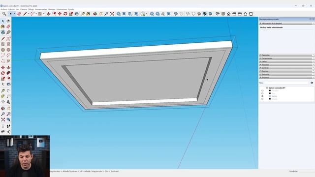Sketchup 2023 - Clase 05 - Zócalo, Moldura y Panel смотреть онлайн
