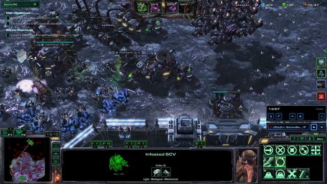 StarCraft II Co-op: Whiteout Stukov Solo смотреть онлайн