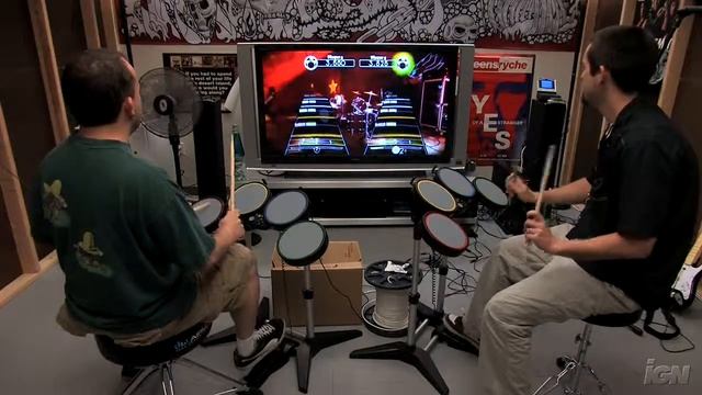 Rock Band (game only) Xbox 360 Gameplay - Drum-Off: Wave смотреть онлайн