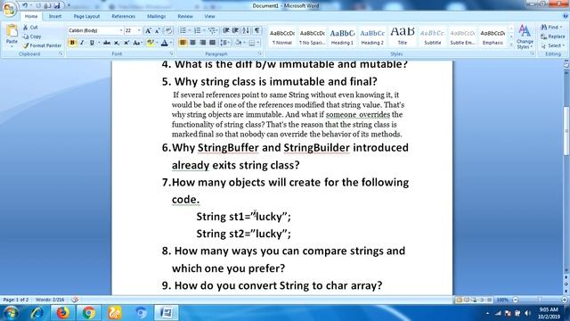 String interview Questions and Answers in Java смотреть онлайн