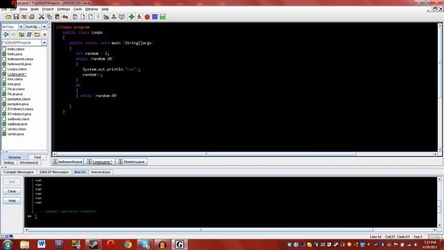 Java Loops-Tutorial 4 смотреть онлайн