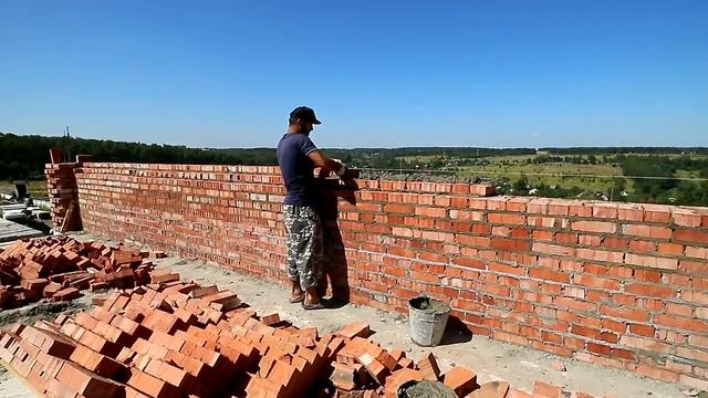 Дом 1.корп 3 Кладка парапетов кровли и утепленных воздуховодов Северная Мыза 01.08.18 смотреть онлайн