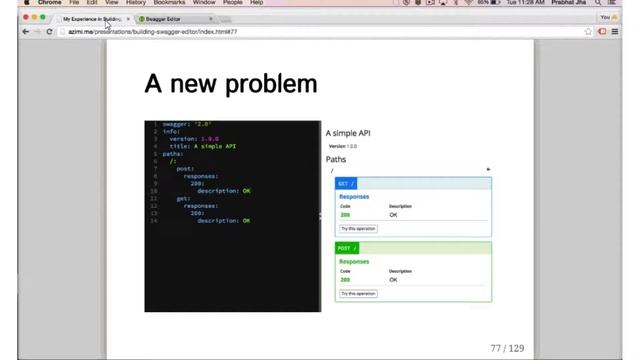Webcast: How We Built the Online Swagger Editor смотреть онлайн