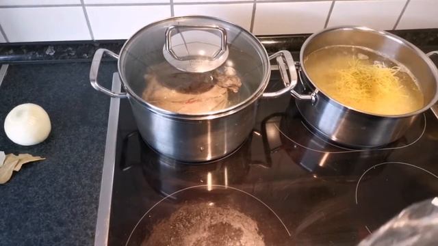 лапша с индюшиным бульоном, как приготовить лапшу с бульоном? смотреть онлайн