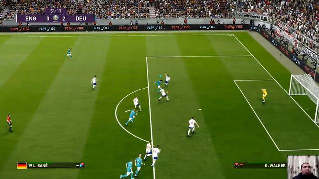 PES 2020 | ENGLAND vs GERMANY FINAL EURO 2020 | Full Match | All Goals HD | Gameplay PC смотреть онлайн