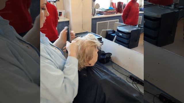 Короткий каскад. Стрижка