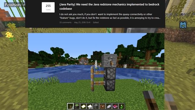 Minecraft - VERSION PARITY ( Shields / Item Frames ) [ Make it the Same ] Bedrock / Java смотреть онлайн