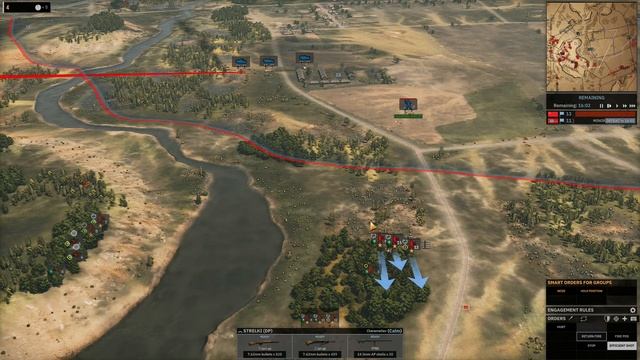 Steel Division 2 Gameplay Death on the Vistula Campaign 12 смотреть онлайн