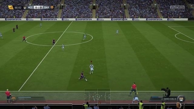 Fifa15 demo_gameplay, geforse gt 650m. ( N56VZ ) Manchester City vs Barcelona смотреть онлайн