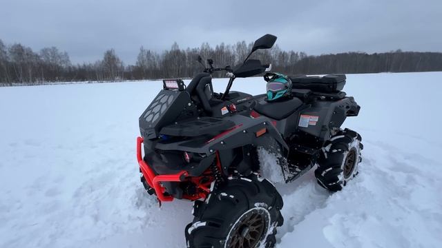 Stels Guepard Подножки Про Квад. Результаты первых тестов в снегу, рассказываем о плюсах подножек смотреть онлайн