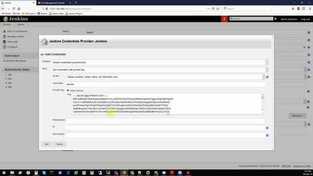 Jenkins - Добавление Slave | Node | Agent смотреть онлайн