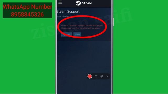 STEAM Account Fix An error occurred trying to handle that request Please give us few minute Problem смотреть онлайн