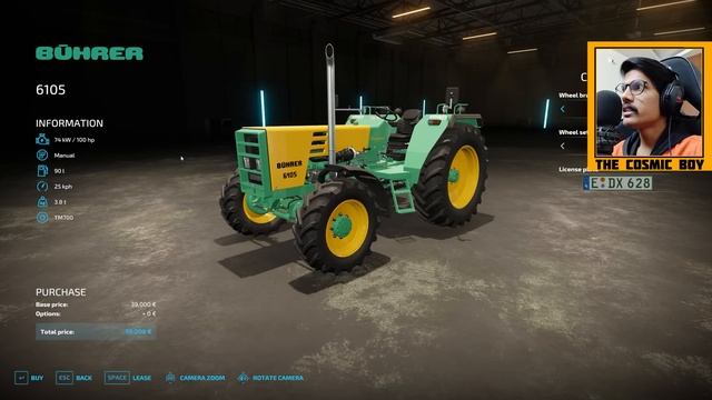 New Farming World | Farming Simulator 22 | In Telugu | #1 | THE COSMIC BOY смотреть онлайн
