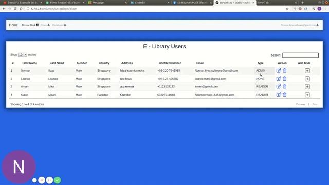 E-Library Management System смотреть онлайн