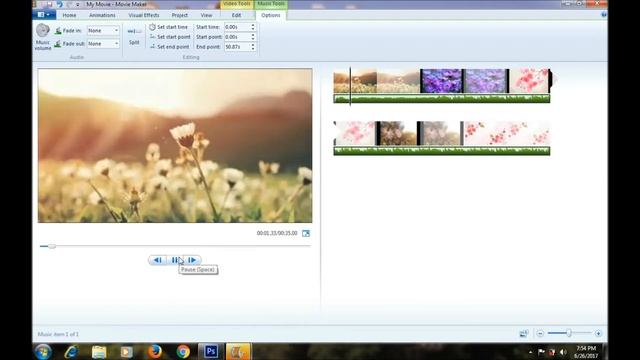 How To Split/Trim Audio In windows Movie Maker смотреть онлайн