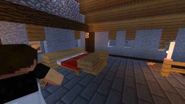 Красивый двухэтажный дом в Майнкрафт - Скачать карту! Minecraft Timelapse смотреть онлайн