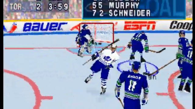 NHL Powerplay 96 (PS1) - Hartford Whalers vs. Tornato Maple Leafs смотреть онлайн