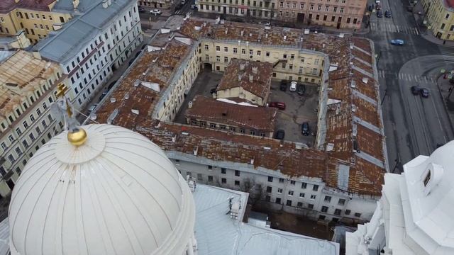 Полеты не во сне но наяву на коптере около нашего храма. Суббота, 28 января 2023 г. смотреть онлайн