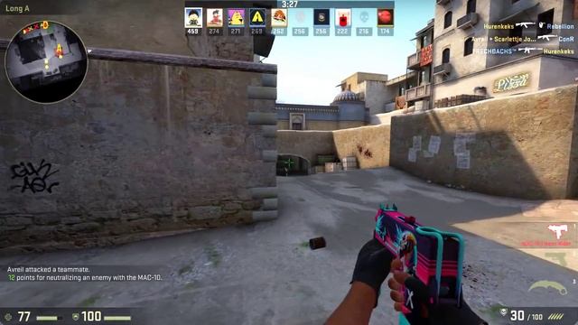 CS:GO - MAC-10 | Neon Rider Gameplay смотреть онлайн