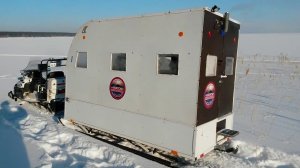 сани "ВАНЁК" с отоплением и спальными местами для охоты и рыбалки