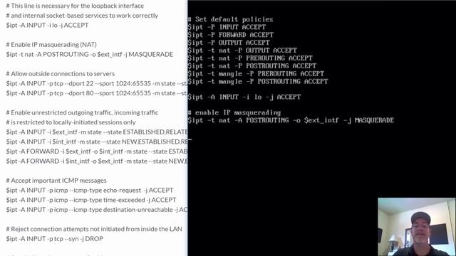Install CentOS 7.6 and configure it as a firewall router - Part6 - iptables смотреть онлайн