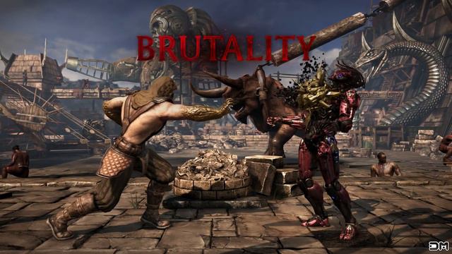 Mortal Kombat XL Tremors Gold Statue Brutality on Tribrog смотреть онлайн