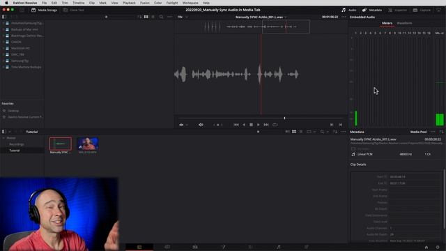 Sync Audio HACK | How to Manually SYNC Video & Audio in the Media Tab | DaVinci Resolve 18 смотреть онлайн